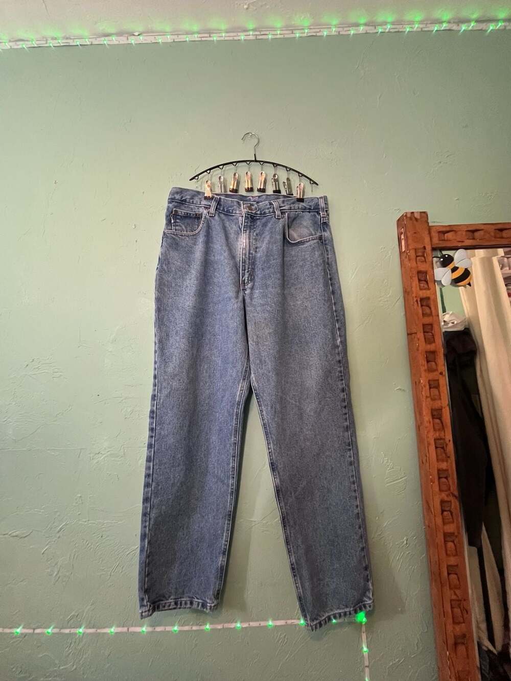 Carhartt Vintage Relaxed Fit Blue Denim Jeans 38x32